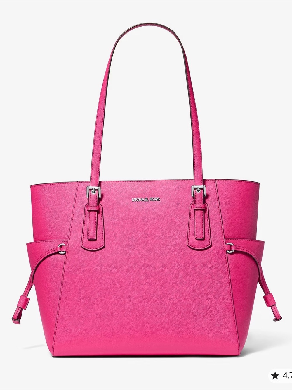 Michael Kors Voyager Large Leather Tote Drsgonfruit